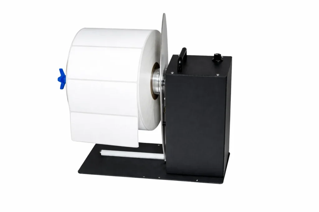 Desbobinador de etiqueta blanca transferencia